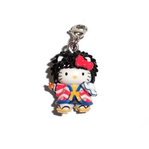 Japanese SanrioHello Kitty Kabuki series bag pendant zipper small pendant (child Ray also)
