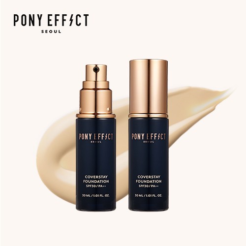 【预售】PONY EFFECT 完美妆效粉底液轻薄遮瑕干爽不油腻30ml