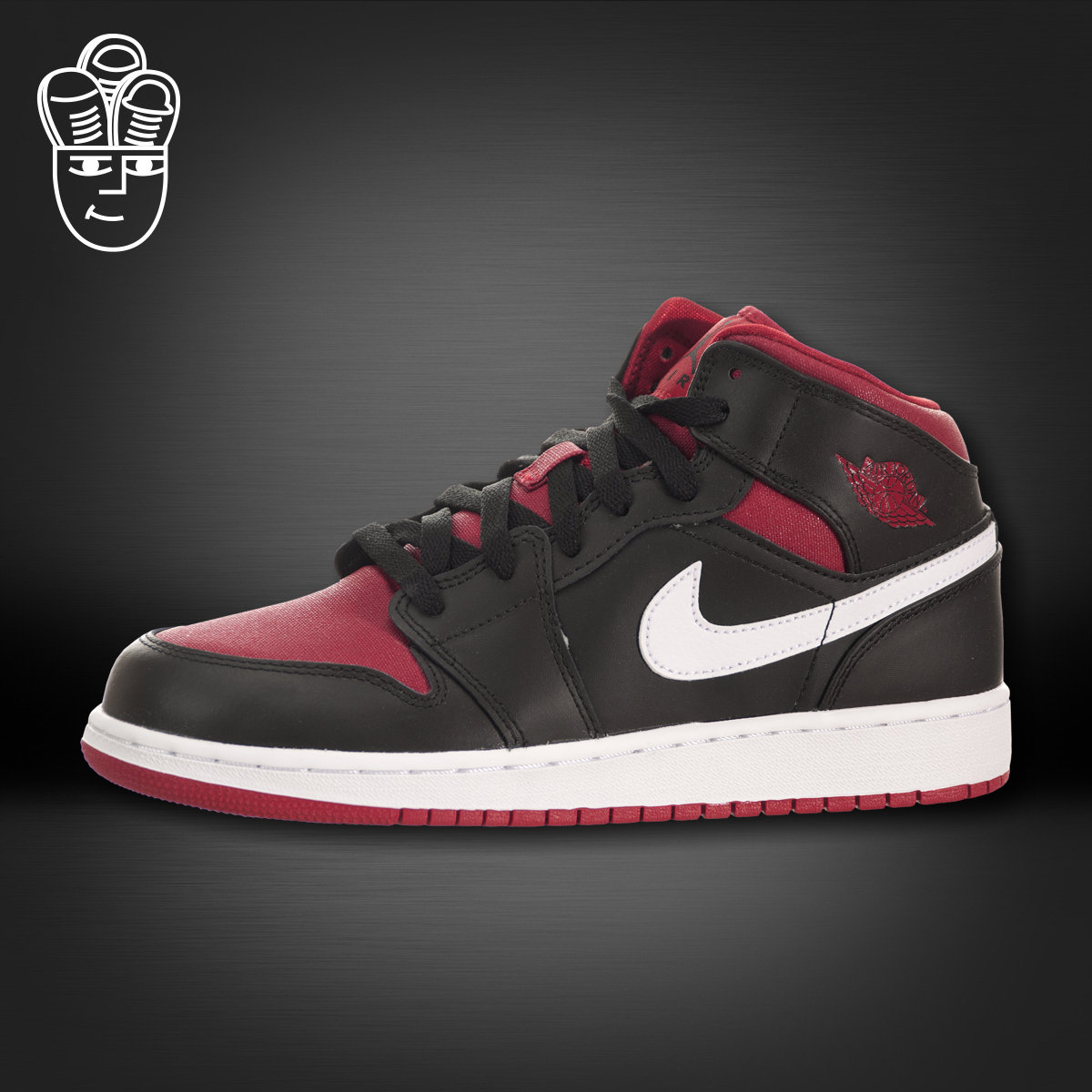Air Jordan 1 AJ1 乔丹男鞋 女鞋 GS中帮板鞋  运动鞋554725-020