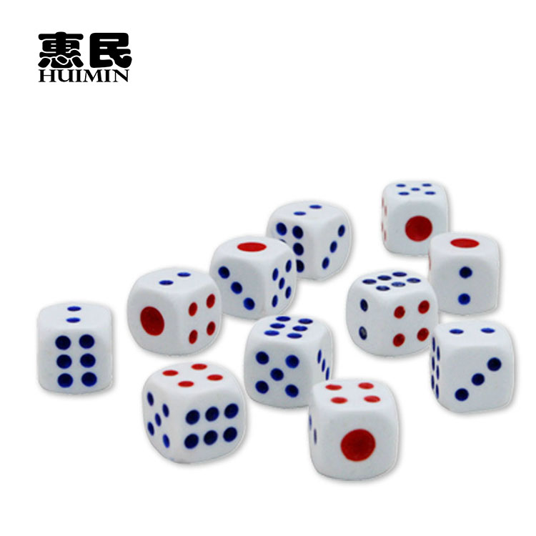 14# White blue dot dice sieve Dice Cup sieve cup color Cup game chess pieces commonly used 2 yuan 10 pieces