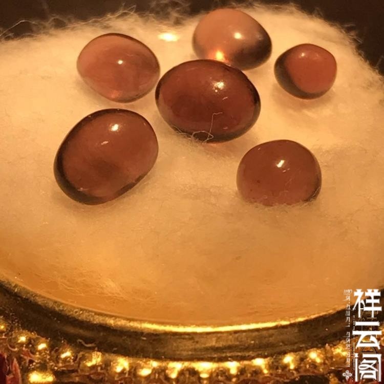 Sakyamuni Buddha Seven colorful solid son dark purple 5-6 mm for shalitarga box