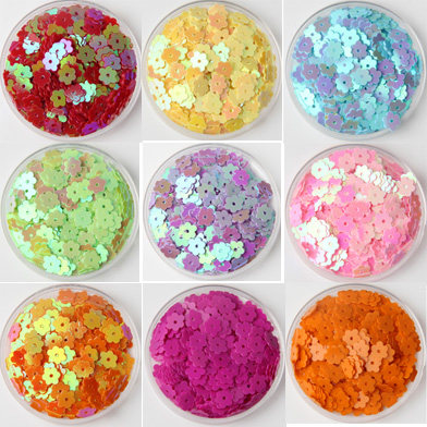 6mm Flower Shaped Sequin Pearl Sheet Clothing Accessories Dance dress Belly Leather Dance Accessories Shoes Wear beauty materials