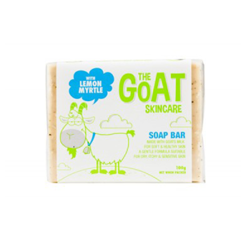 Goat Milk 纯手工制山羊奶皂 香皂沐浴皂*3块(柠檬香桃木)100g