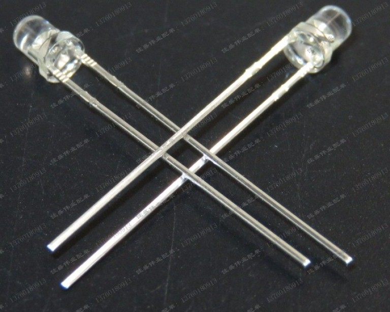 5MM red LEDLED light F5 red light white hair red brand new eco-friendly RMB26  K short foot