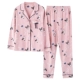 2 bộ đồ ngủ mùa xuân và mùa thu cotton bộ đồ ngủ dài tay phù hợp với đồ ngủ nữ mùa thu ngọt ngào và đáng yêu kiểu đồ bộ vải thun bông Bộ Pajama