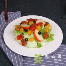 Simulation food model custom Western simulation dish amber walnut salad model Western restaurant decoration sample