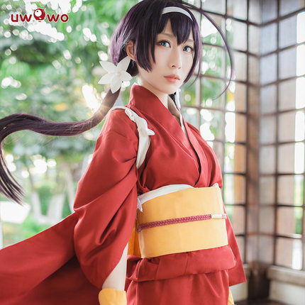 现货 Uwowo 文豪野犬cosplay 夜叉白雪泉镜花cos服浴衣和服女 Tmall Com天猫