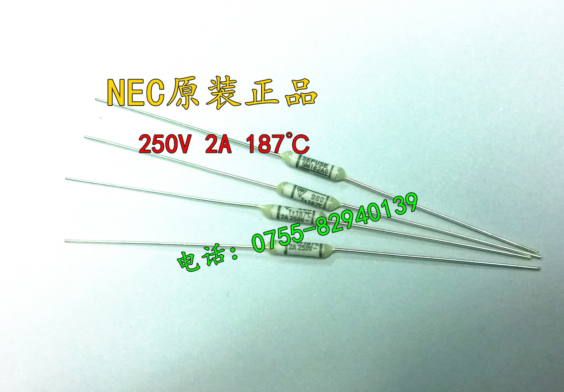 SM182A0 187℃ SM182A1 Thermal fuse TF187C 2A 250V Thermal Fuse