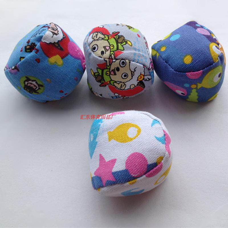 Children's game lost sandbag square 250 gr oval sandbag double-deck cartoon canvas 6cm Anti-leak manufacturer