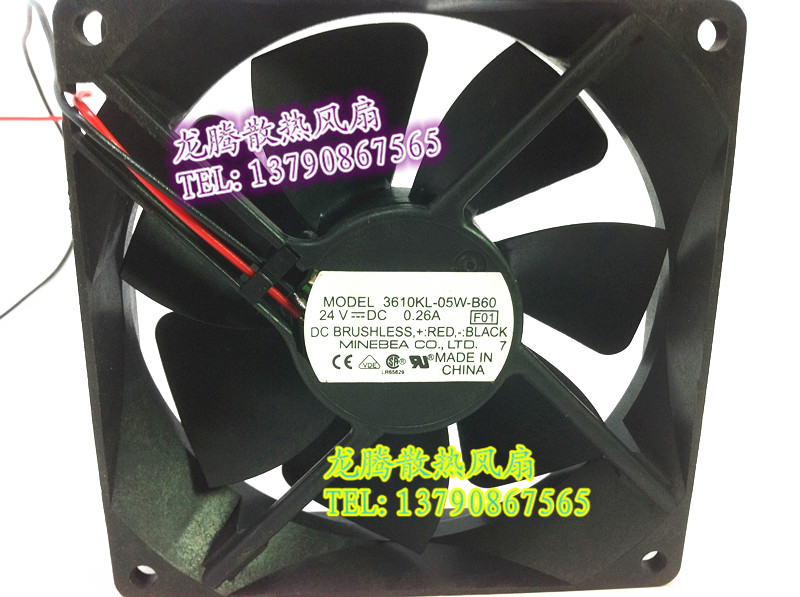 Original NMB 9CM 9225 24V0 26A large air volume converter fan 3610KL-05W-B60