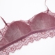 Pháp không có vòng thép mỏng áo ngực nhung ren bralette gợi cảm ngực nhỏ phụ nữ thoải mái đồ lót đồ lót ibasic Bộ đồ lót