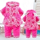 Quần áo trẻ em Bộ đồ vest bé gái tuổi ăn mặc 0-1 tuổi 2 Bộ đồ lót cotton cho bé mùa đông Quần áo năm mới quần áo trẻ em hàn quốc Phù hợp với trẻ em