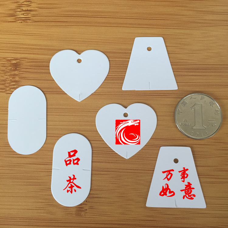 100 blank tags for DIY tea bags and bags to make tea with stamps or stickers for self-printing patterns