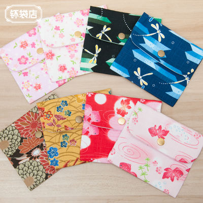 Sanitary napkin storage bags, menstrual care bags, coin purses, pure cotton, various patterns, handcrafted fabric at special prices