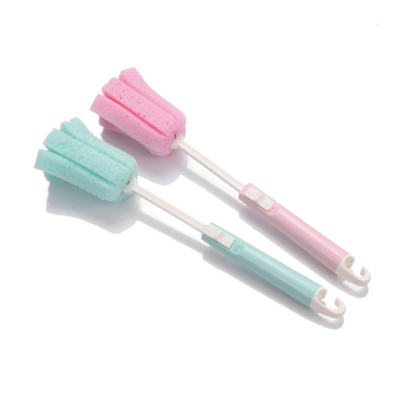 Japan imports long-handled cup brush insulation cup sponge cleaning cup brush cup brush bottle brush bottle brush