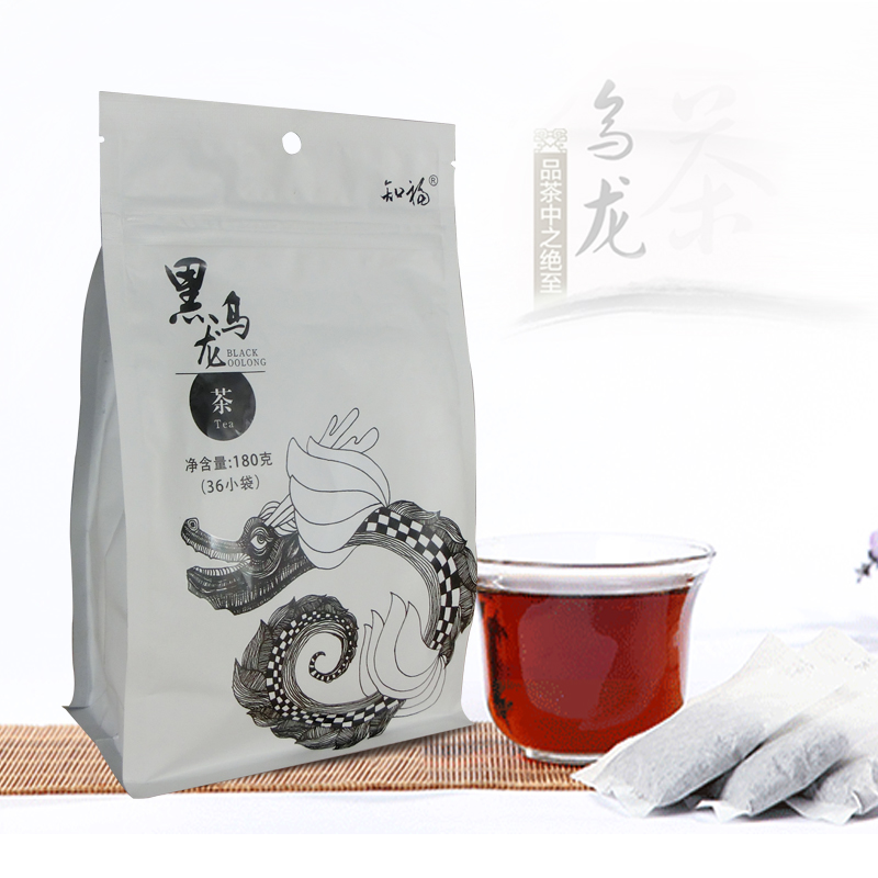 知福茶叶 油切黑乌龙茶180g 袋泡茶花草茶