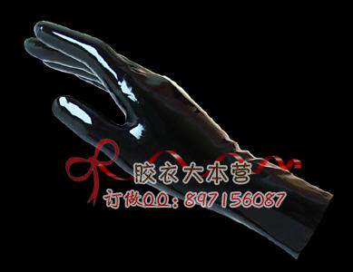  Latex Coat Short Glove points finger glove Once molded glove Latex Clothing Accessories Orioles-Taobao