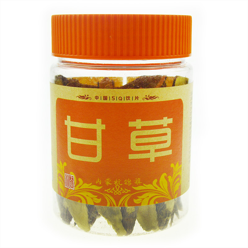 汉草品汇 甘草一级120g 瓶装 精品