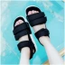 Adidas clover sandal giày nam giày nữ hở ngón bằng phẳng Velcro đôi dây đeo giày đi biển BB5096 - Giày thể thao / sandles dép sandal nữ hot trend 2021 Giày thể thao / sandles