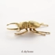 Sàn nhảy Bắc Âu Luxury Gold Beetle Trang trí Nhà mẫu Máy tính để bàn Sáng tạo Trang trí Kim loại Động vật Trang trí shop bán đồ trang trí phòng ngủ Trang trí nội thất