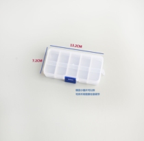 Ear Nail Storage Plastic Containing Box Jewelry Ornament Ring Necklace Classification