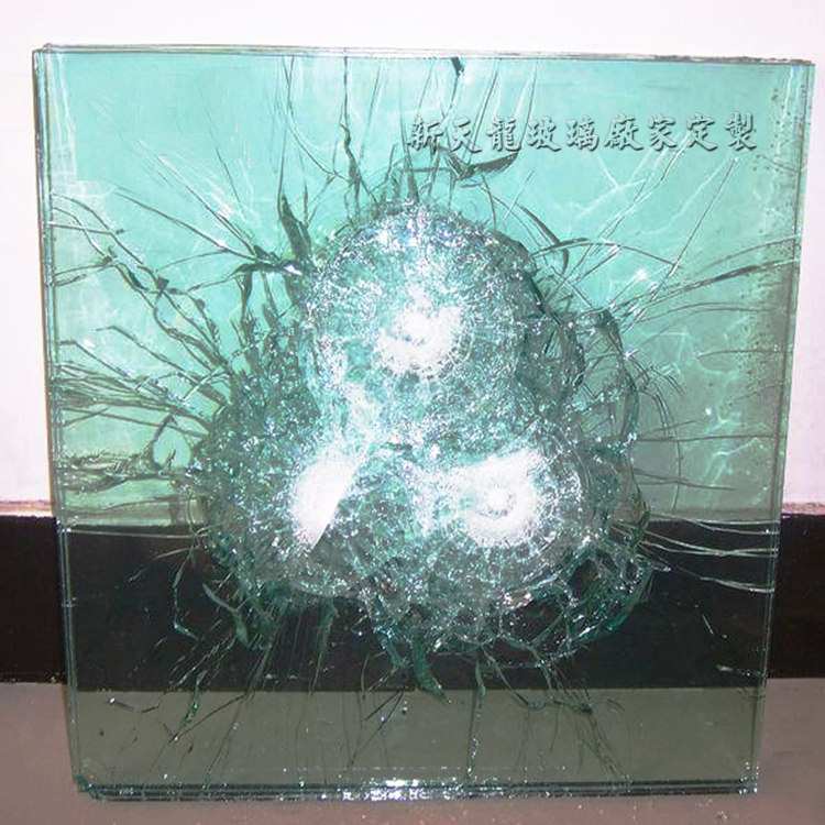 Bulletproof glass Special explosion-proof process glass Bank greenhouse shop Villa safety glass has a test certificate