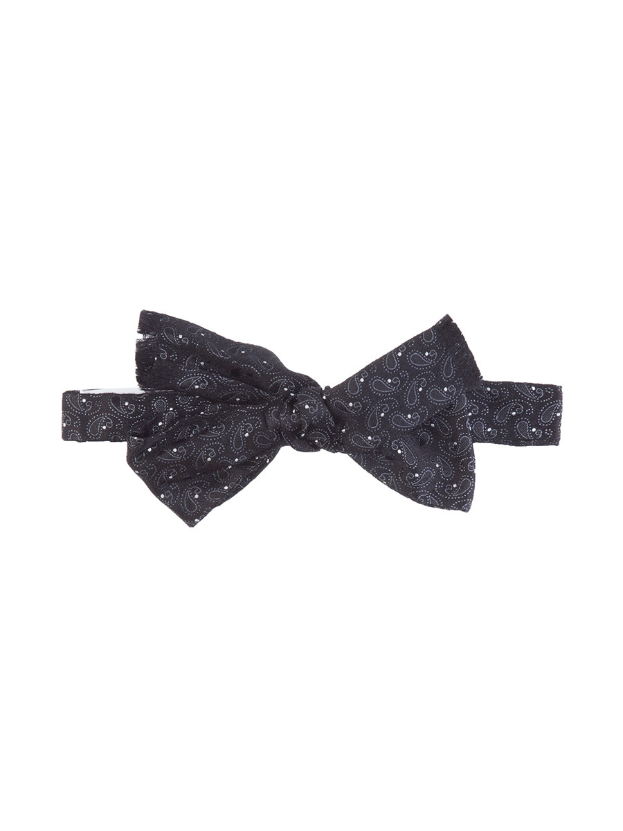 Dolce&Gabbana 黑色花纹花纹领结