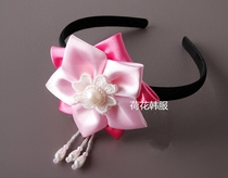 (Lotus Hanbok) South Korea imported hairband Korean children bride Korean hair accessories stage Hanbok hair accessories