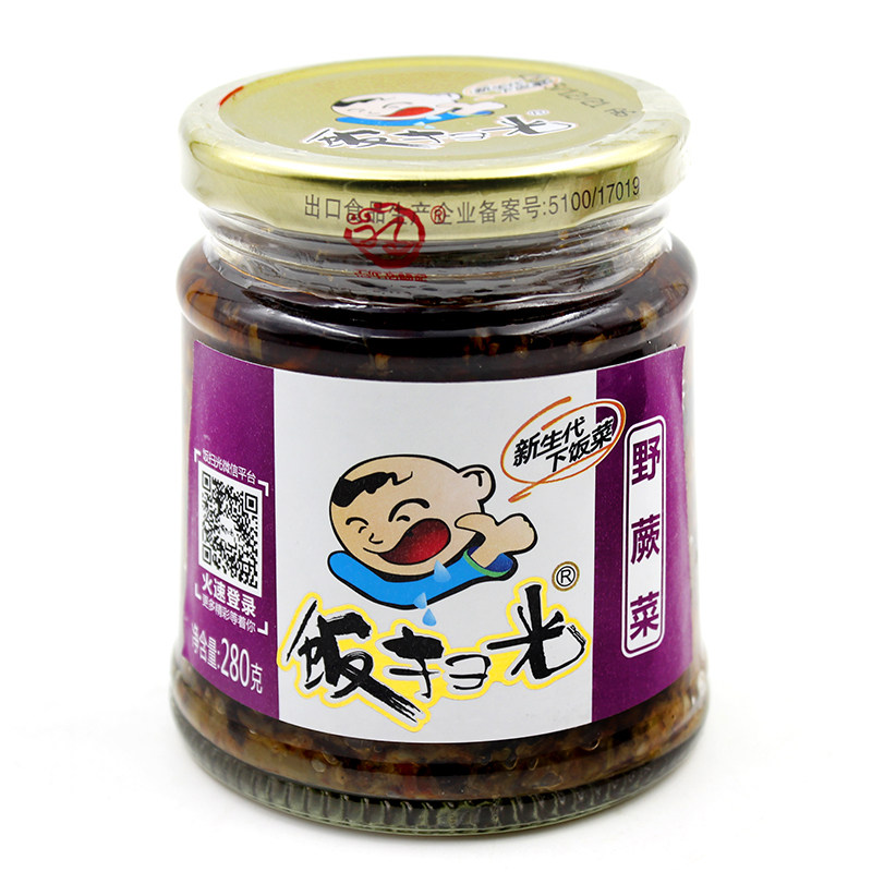 【天猫超市】四川特产饭扫光下饭菜280g饭扫光野蕨菜家常开胃菜