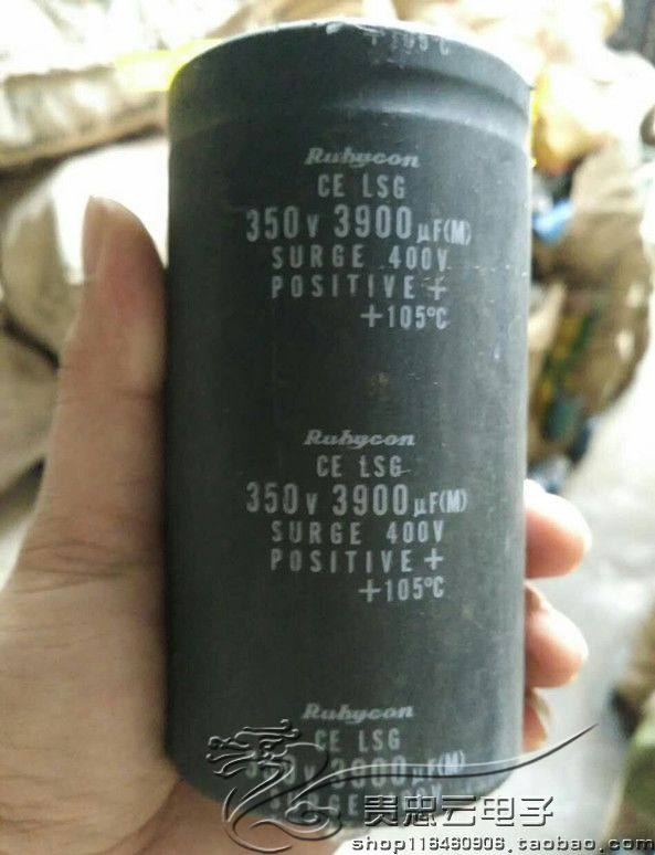 Spot Japan Rubycon 350V3900UF 450V frosted leather advanced inverter dedicated capacitor