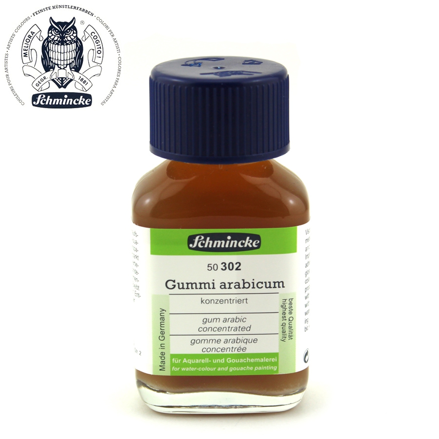 German schmincke Shmink Watercolor Media Arabian tree glue increased watercolor transparency 60 ml