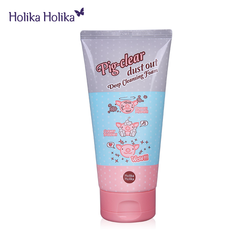 holika holika猪鼻子控油去黑头洗面奶 深层清洁洁面 150ml