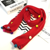 Female Baby Boy Christmas Little Girl Little Girl Child Scarves Red Winter Great Boy Male And Female Baby China Red Pin