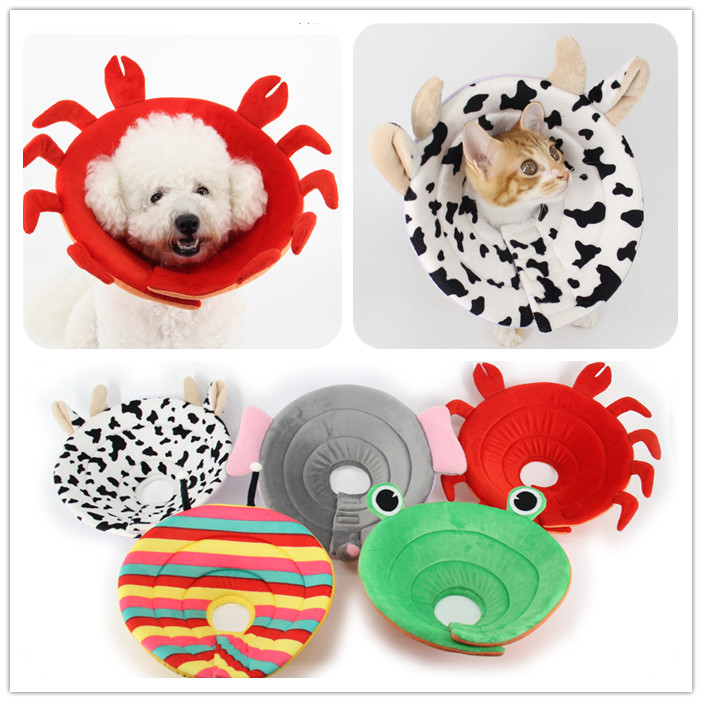 Pet cat dog Elizabeth neck collar collar anti-scratch anti-licking headgear beauty hood collar shame cover