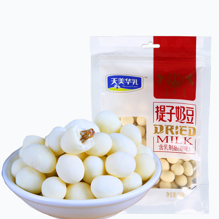 3 bags of Inner Mongolia specialty cheese Tian Meihua milk milk bean sandwich cheese bean 250g