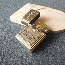 zippo Lighter US Edition Jack Danny Wine Merchants Sticker zipoo Gold Silver JACKDANIELS