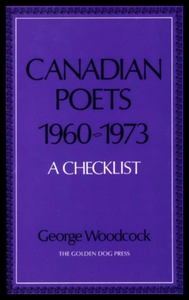 【预售】Canadian Poets, 1960-1973: A Checklist