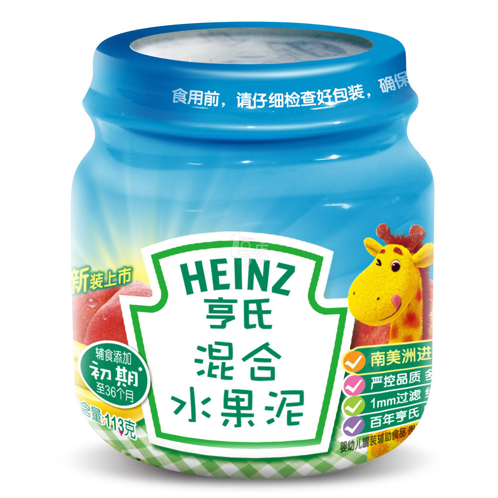 Heinz/亨氏 混合水果泥113g