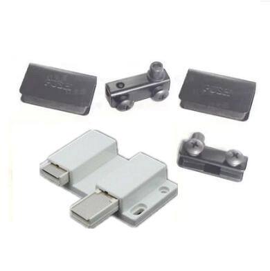 AW double door glass cabinet suction overall closet cabinet door suction cabinet door touch plastic suction spring magnetic touch black double touch