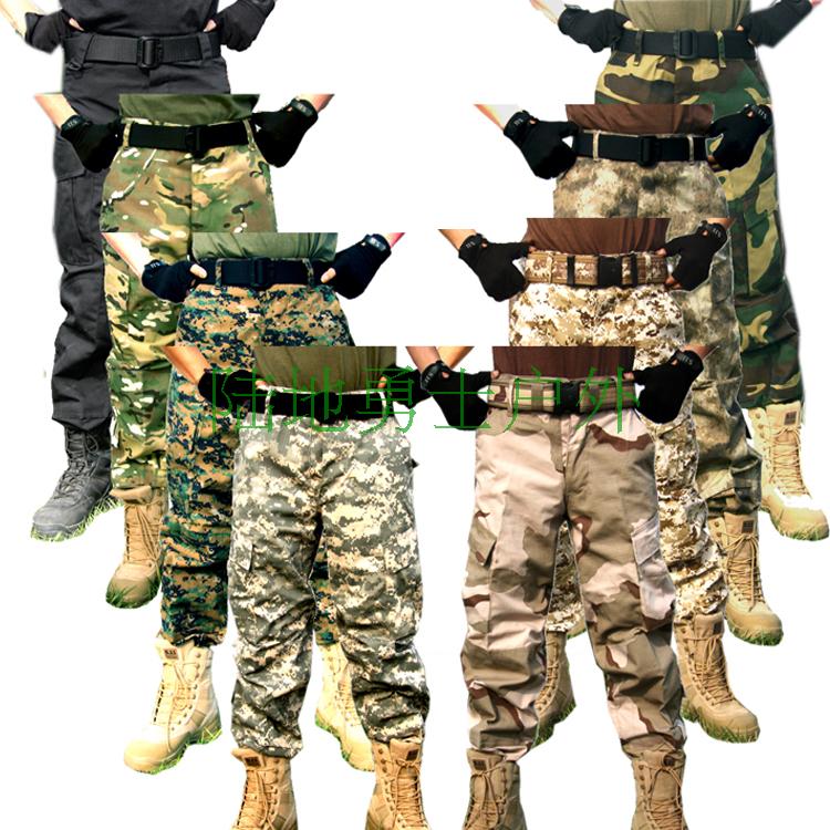 Outdoor American fans with loose pants with loose camouflage trousers for men in winter to fatten large size trousers