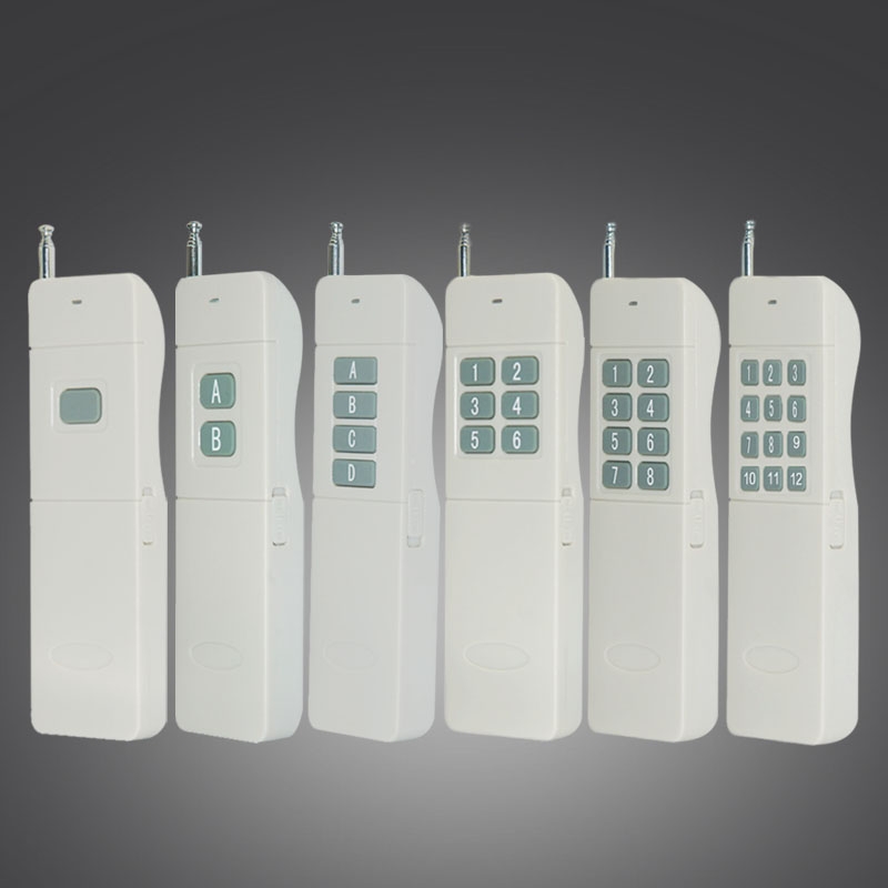 The new 200 m remote control transmitter 1 key 2 key 4 key 6 key 8 key 12 key
