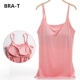 Modal cotton cup với áo ngực yếm nữ kích thước lớn thể thao đồ ngủ yoga đồ lót chạm đáy