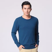 Áo len nam 2017 mới cổ áo trắng nam mùa xuân và mùa thu và mùa đông áo len mỏng áo len cashmere - Hàng dệt kim