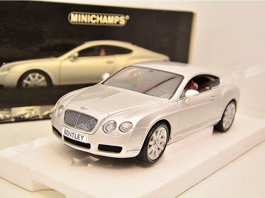 Mini Cut 1:18 Bentley Continental GT BENTLEY GT First Edition Silver Model