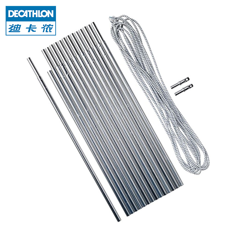 Dikannon Outdoor Sports Aluminum Tent Tent Tent Tent With Extension Rod Bracket Camping Accessories Aluminum Rod Telescopic ODCT