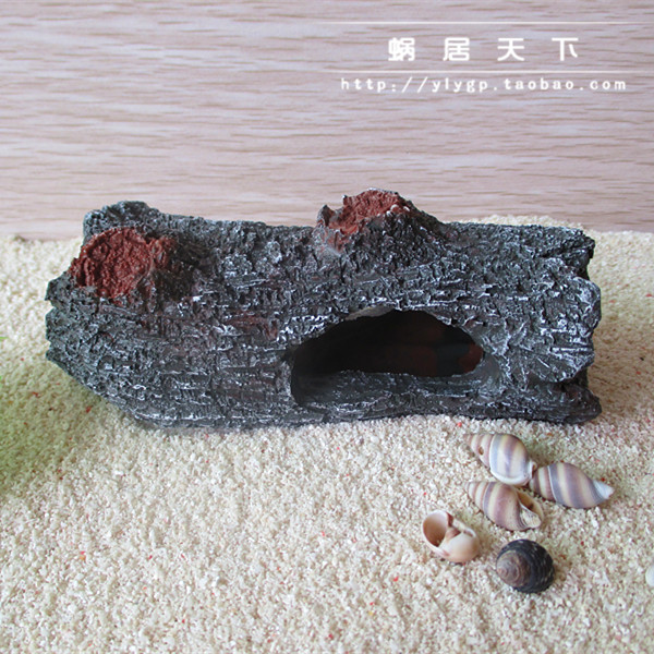 (Black Forest tree hole shelter) Hermit crab climbing cave Aquarium fish tank small climbing pet breeding box landscaping