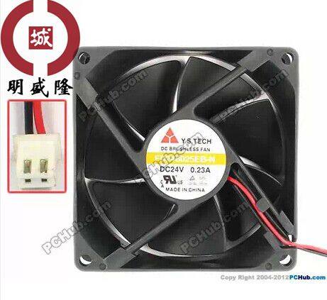 Y S TECH FD248025EB-N 24V 0 23A 8CM 8025 FD248025EF Cooling Fan