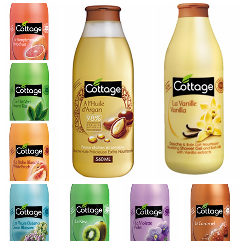 French cottage Vanium Bath Lu Peach Grapefruit Caramel Green Tea Strawberry 750ml Marine Apple