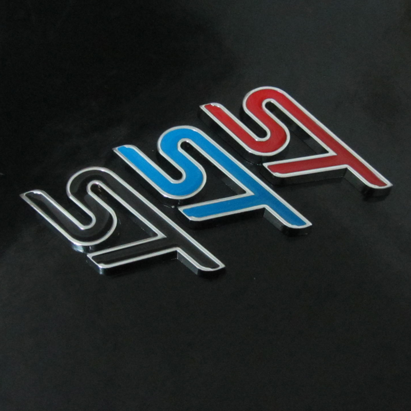 Ford sticker modified ST logo new Ford Fox Fiesta metal rear sticker side sticker