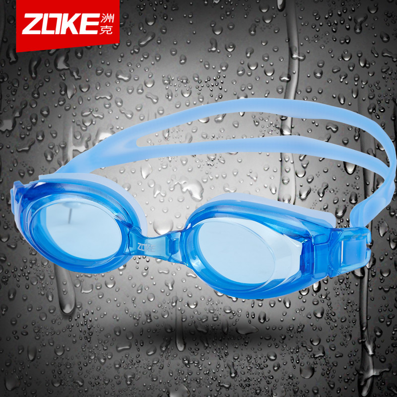 Zhouke 2021 new swimming goggles anti-fog fashion flat waterproof swimming goggles for men and women